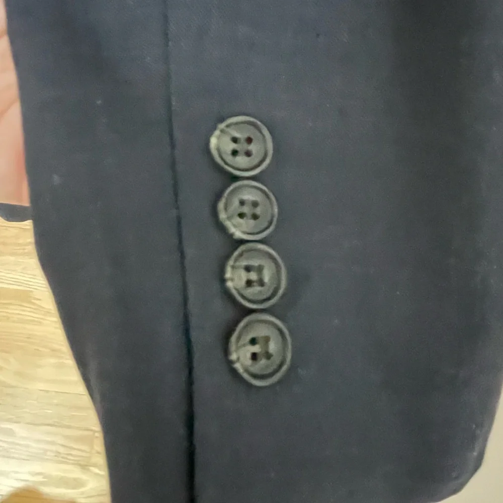 LAUREN Ralph Lauren Trim Fit 100% Wool Blazer 44R (22x31)‎ Dark Navy/Black